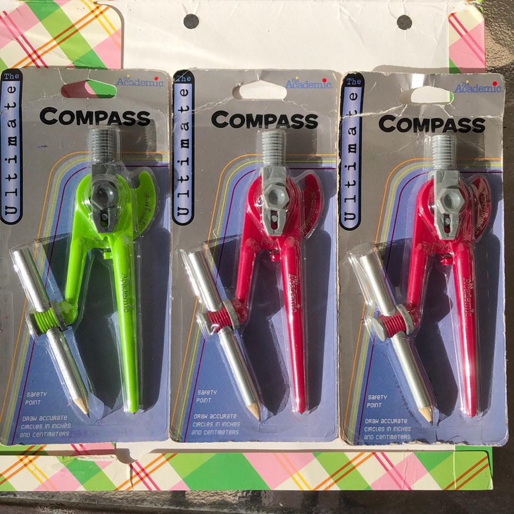 ⭕️3 Pack- It’s Academic Ultimate Compass Safety Point